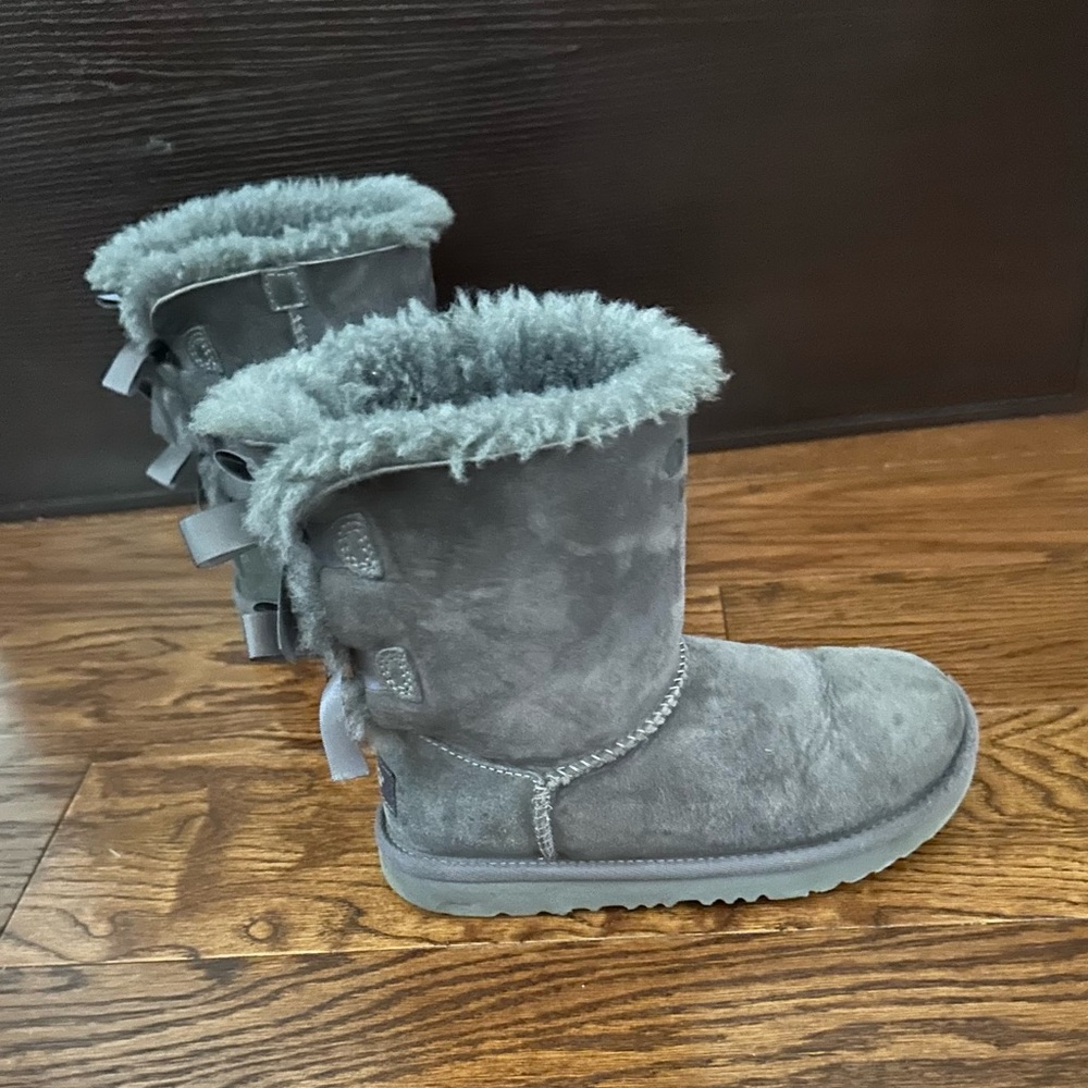 UGG Gray Kids Rain & Snow Boots